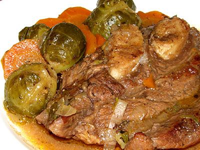 Баранина с овощами Баранина с овощами