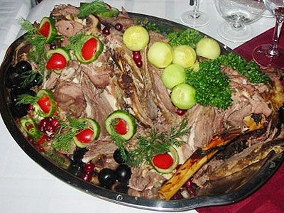 Баранья ножка «По-лондонски»