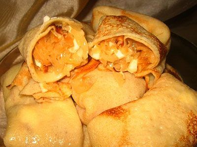 Блинчики с капустой Блинчики с капустой