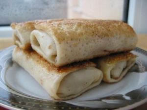 Блинчики с мясом и рисом Блинчики с мясом и рисом