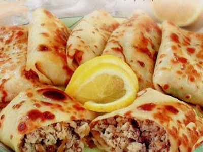 Блинчики с рыбным фаршем Блинчики с рыбным фаршем