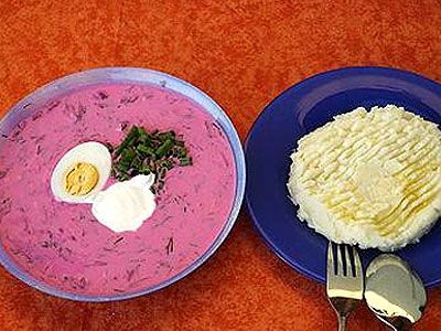 Борщ с кислым молоком Борщ с кислым молоком