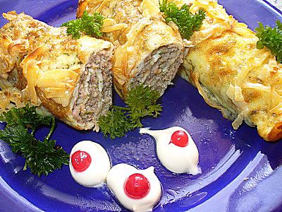 Бризоль с куриным фаршем Бризоль с куриным фаршем