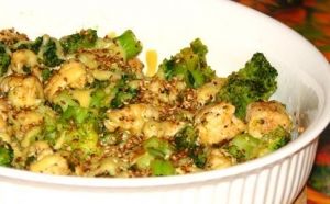 Брокколи с куриными фрикадельками Брокколи с куриными фрикадельками