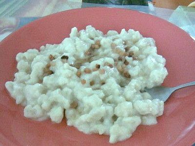 Брынзовые галушки Брынзовые галушки