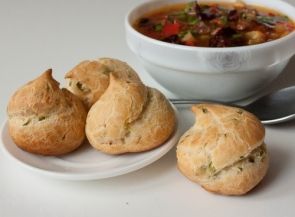 Булочки чесночные с зеленью и сыром Булочки чесночные с зеленью и сыром