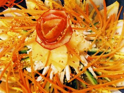 Cалат из курицы по китайски