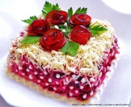 Cалат со свеклой и сыром Cалат со свеклой и сыром