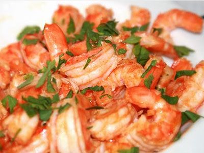 Чесночные креветки Чесночные креветки