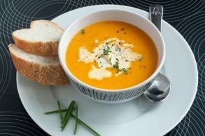 Cуп-пюре из тыквы с картофелем Cуп-пюре из тыквы с картофелем