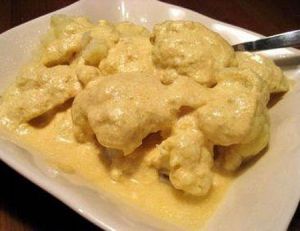 Цветная капуста с соусом Цветная капуста с соусом