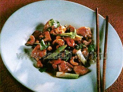 Цыпленок с орехами кешью Цыпленок с орехами кешью