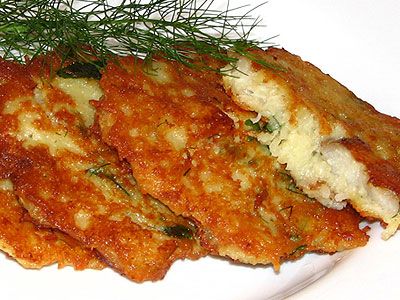 Драники с рыбой Драники с рыбой
