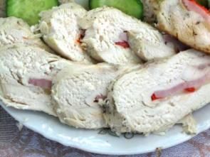 Фаршированное куриное филе. Фаршированное куриное филе.