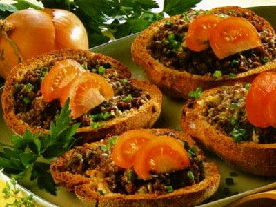 Фаршированные ржанные хлебцы Фаршированные ржанные хлебцы