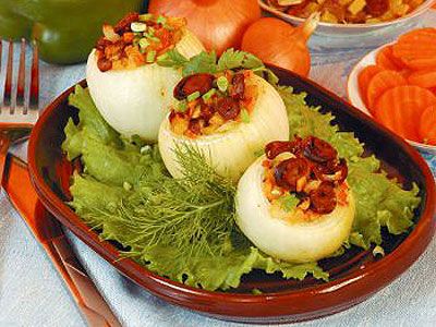 Фаршированный лук Фаршированный лук
