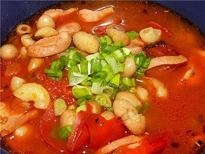 Фасоль с сосисками Фасоль с сосисками