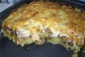 Филе курицы запеченное с картофелем и грибами Филе курицы запеченное с картофелем и грибами