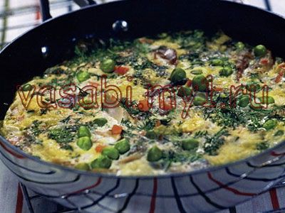Фритатта с копченой скумбрией Фритатта с копченой скумбрией