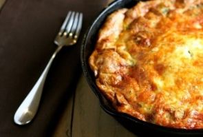 Фриттата с картофелем, овощами и сыром Фриттата с картофелем, овощами и сыром