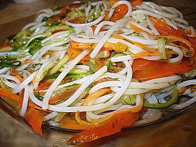 Фунчоза с овощами Фунчоза с овощами