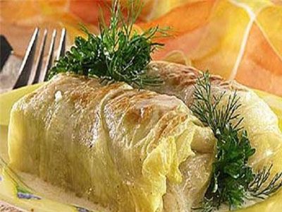Голубцы, фаршированные гречневой кашей и грибами Голубцы, фаршированные гречневой кашей и грибами