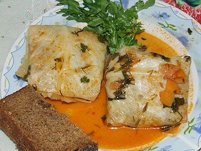 Голубцы из гусиного мяса Голубцы из гусиного мяса