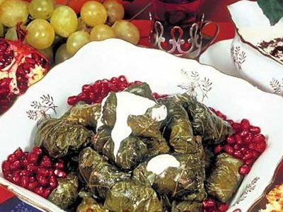 Голубцы из виноградных листьев Голубцы из виноградных листьев