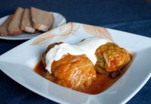 Голубцы с рисом и грибами Голубцы с рисом и грибами