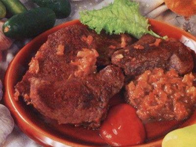 Говядина, тушенная в вине Говядина, тушенная в вине