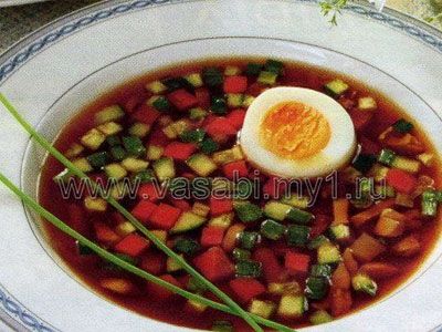 Грибная окрошка Боровик Грибная окрошка Боровик