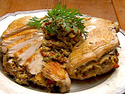 Индейка, фаршированная устрицами Индейка, фаршированная устрицами