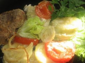 Кабачки в манке Кабачки в манке