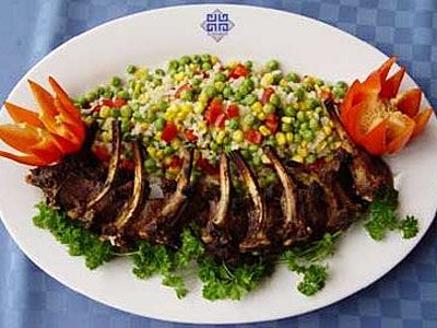 Кабырга с гарниром. Кабырга с гарниром.
