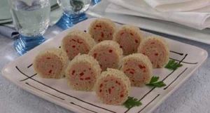 Канапе с ливерной колбасой Канапе с ливерной колбасой
