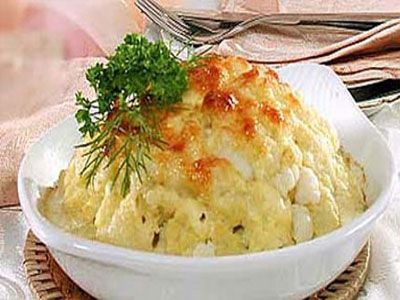 Капуста цветная со сливочным соусом Капуста цветная со сливочным соусом