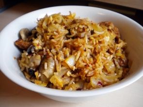 Капуста с рисом и грибами в мультиварке Капуста с рисом и грибами в мультиварке