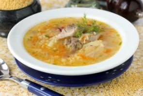 Капустняк со свининой и пшеном Капустняк со свининой и пшеном