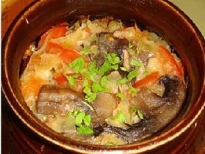 Картофель с грибами в горшочке Картофель с грибами в горшочке
