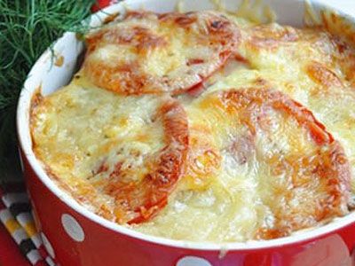 Картофельная запеканка с мясом Картофельная запеканка с мясом