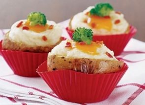 Картофельные корзинки с сыром Картофельные корзинки с сыром