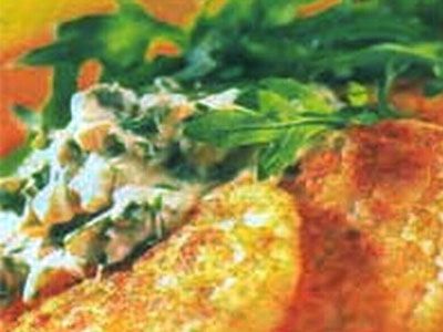 Картофельные оладьи с сыром Картофельные оладьи с сыром