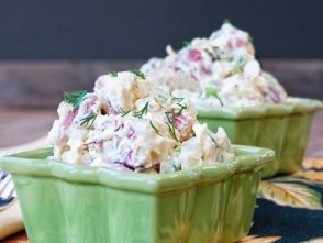 Картофельный салат с укропом Картофельный салат с укропом
