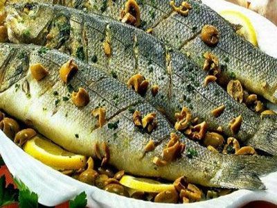 Кефаль с оливками Кефаль с оливками
