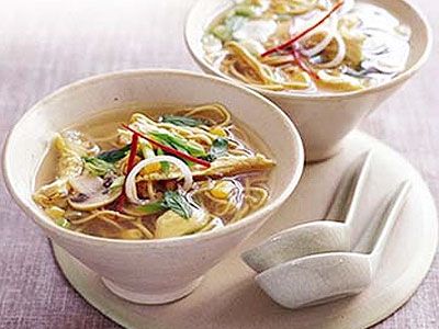 Китайский куриный суп Китайский куриный суп