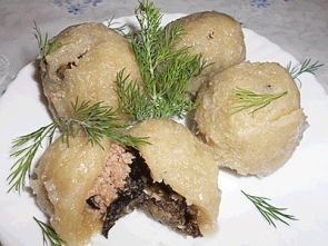 Клецки с грибами Клецки с грибами