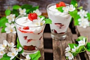 Клубничный парфе Клубничный парфе