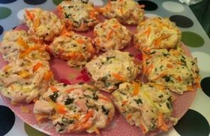 Котлетки из куриной грудки с овощами Котлетки из куриной грудки с овощами