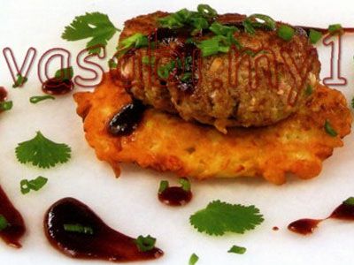 Котлеты из утки на драниках Котлеты из утки на драниках