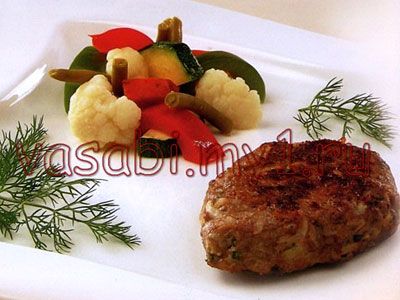 Котлеты мясные с капустой Котлеты мясные с капустой